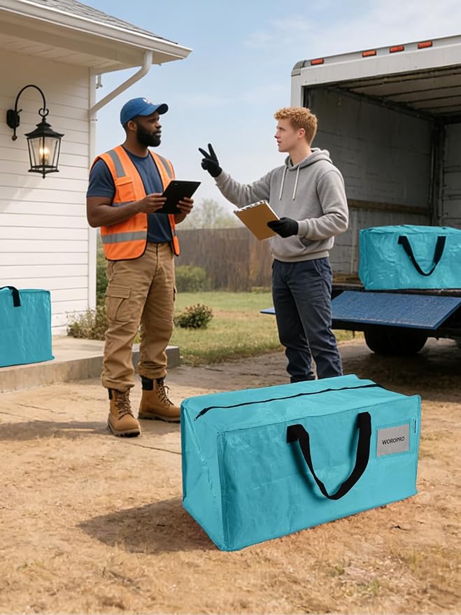 WORKPRO 4 Pack Extra Large Moving Bags - Image 2