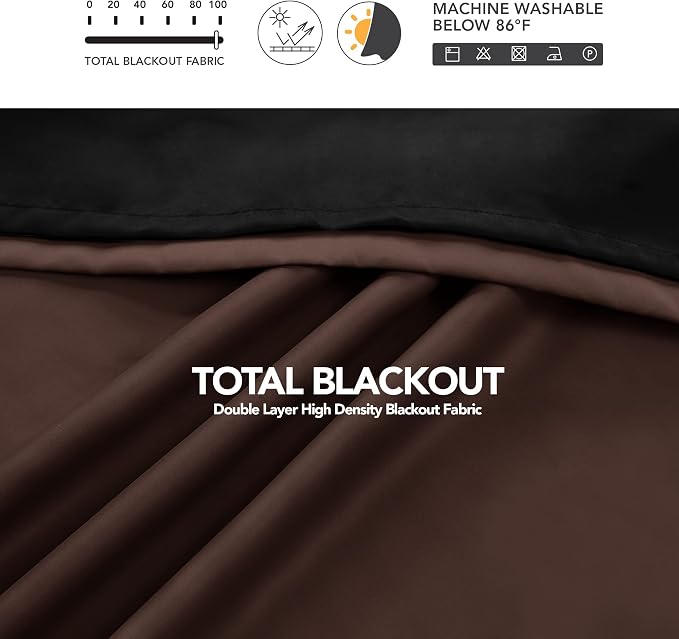 Deconovo 100% Blackout Curtains - Image 7