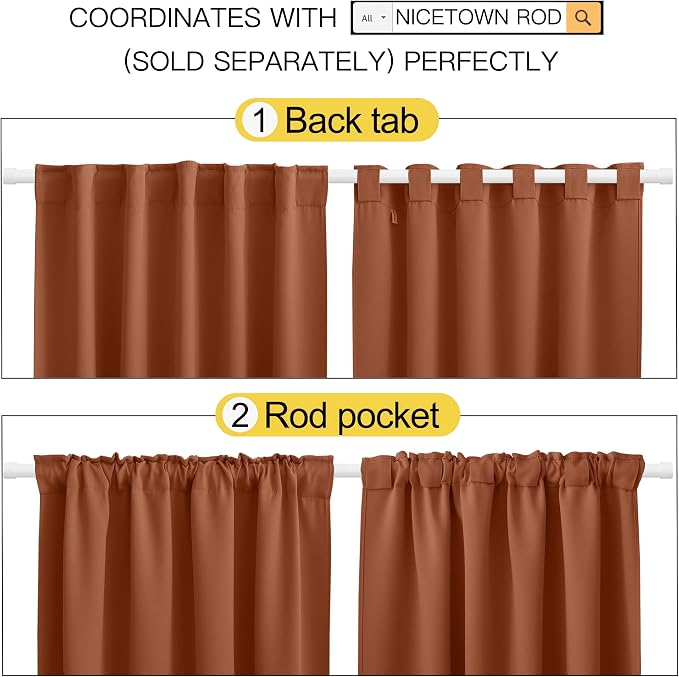 NICETOWN Halloween Living Room Blackout Draperies Curtains - Image 3