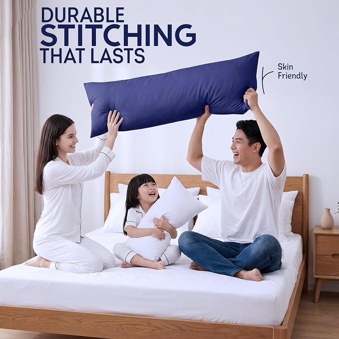 DOWNCOOL Large Body Pillow Insert- Breathable Full Body Pillow - Image 6