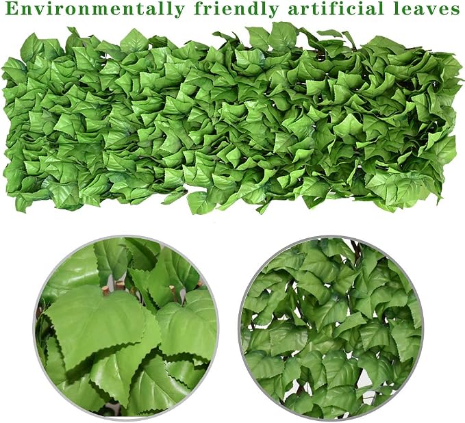 Expandable Faux Ivy Fence Privacy Screen - Image 2