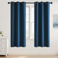 NICETOWN Morrocan Blue Room Darkening Curtains 72 Inches Long 2 Panels by NICETOWN