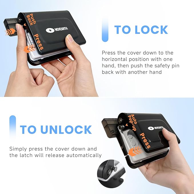 10-Hole Binding Machine for Planners,Metal Punch Loose Leaf Tool 26 Holes for B5, 30 for A4, 20 for A5 Paper,Handheld Manual Book Binder,Notebook Puncher for Home, Office, School, DIY Projects