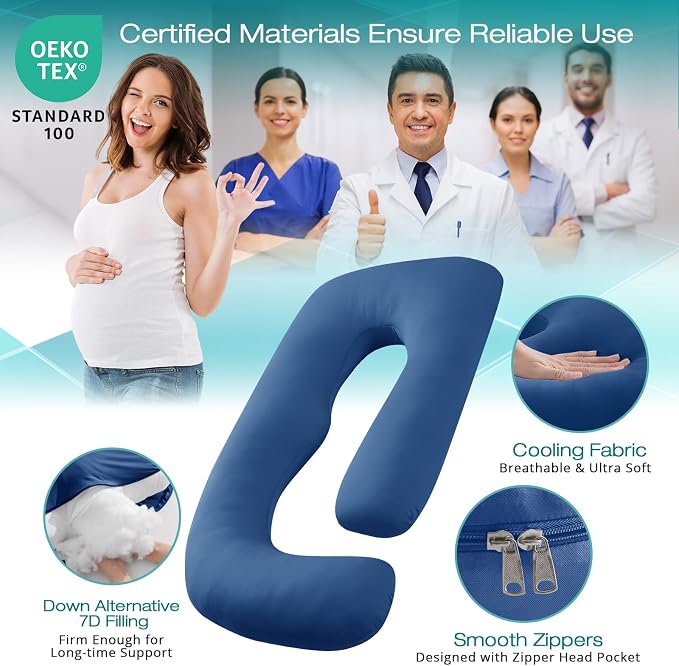 Sasttie Cooling Pregnancy Pillows - Image 3