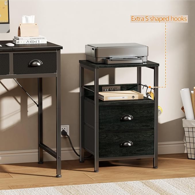 Furologee Nightstand Set of 2, - Image 7
