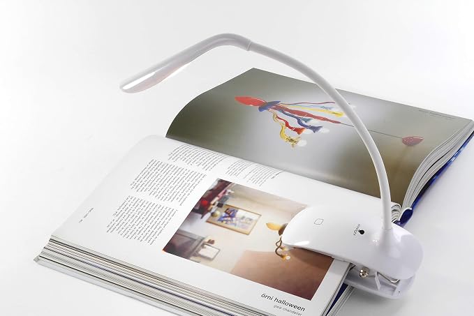 Clip-On LED Reading Light – Rechargeable & Flexible Neck Book Lamp - Image 2