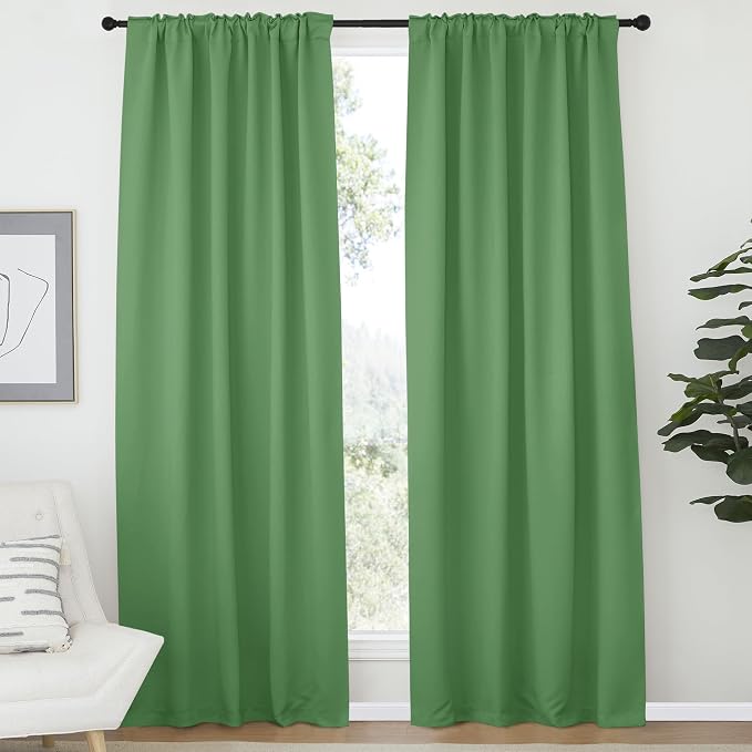 NICETOWN Bedroom Blackout Draperies and Window Treatment- 52 Width X 72 Length - Image 2