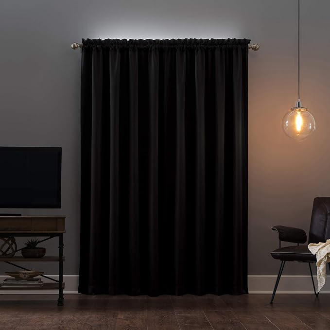 Sun Zero Oslo Theater Grade Extreme Total Blackout Rod Pocket Curtain Panel - Image 2