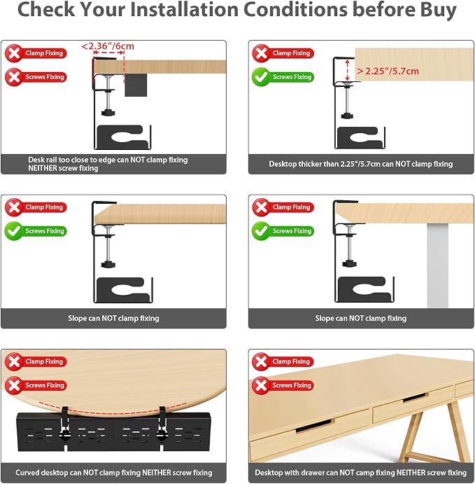 Univivi Under Desk Cable Management Tray, Cable Management, 32 inch, Under Desk - Image 9