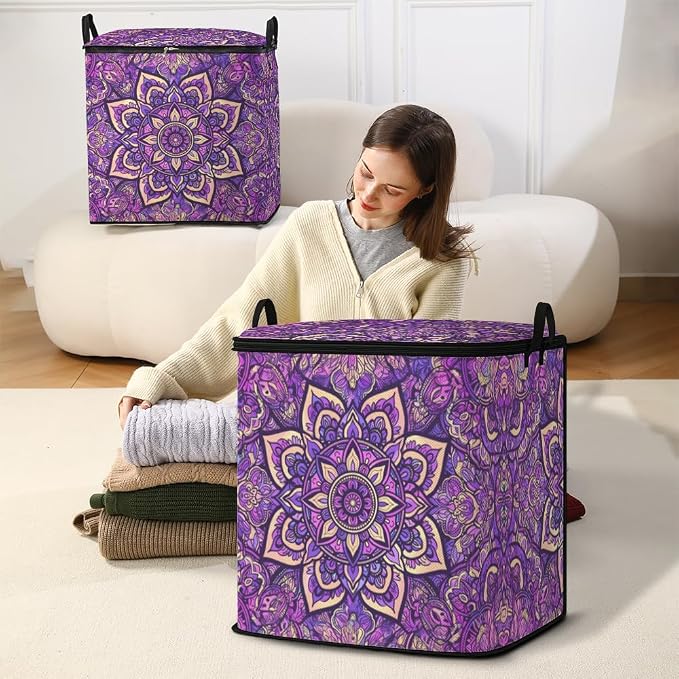2pcs closet organizers and storage under bed, clothing blanket sweater sheet - Image 5