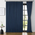Extra Width Patio Sliding Door Curtains 84 Inch Long 2 Panels, 100 x 84 by KEQIAOSUOCAI