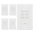 TG 30-Min Countdown Timer Switch, Neutral Required in Wall Timer for Bathroom Fans, Lights, Heaters, with On/Off Switch, TS-C30M, White, 5 Pack