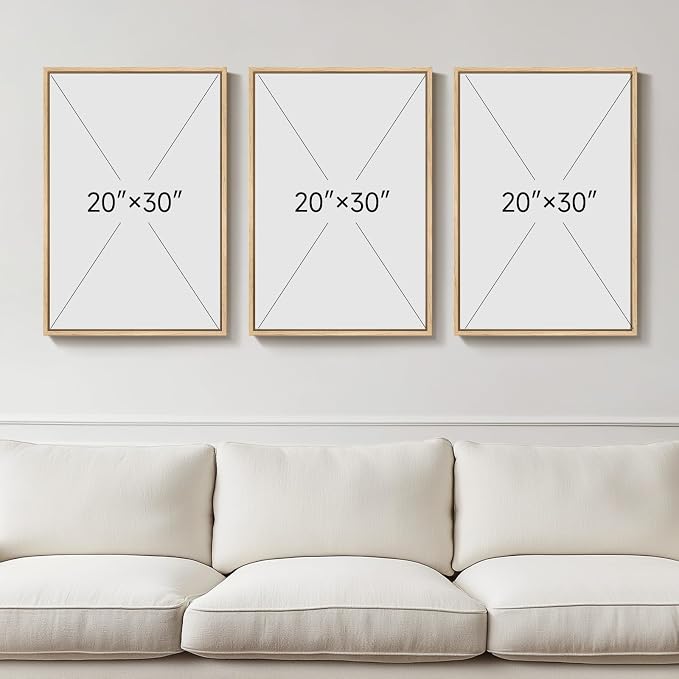 Large 3D Textured Framed Boho Neutral Wall Art - Image 3