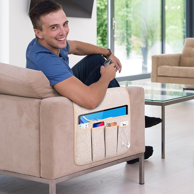 Remote Control Holder Couch Caddy, Armchair Caddy - Image 2