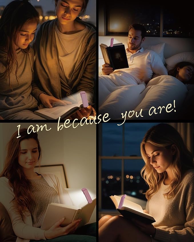 HEMONNKAM Book Reading Light, Rechargeable Clip on Booklight, Eye Caring 3 - Image 9