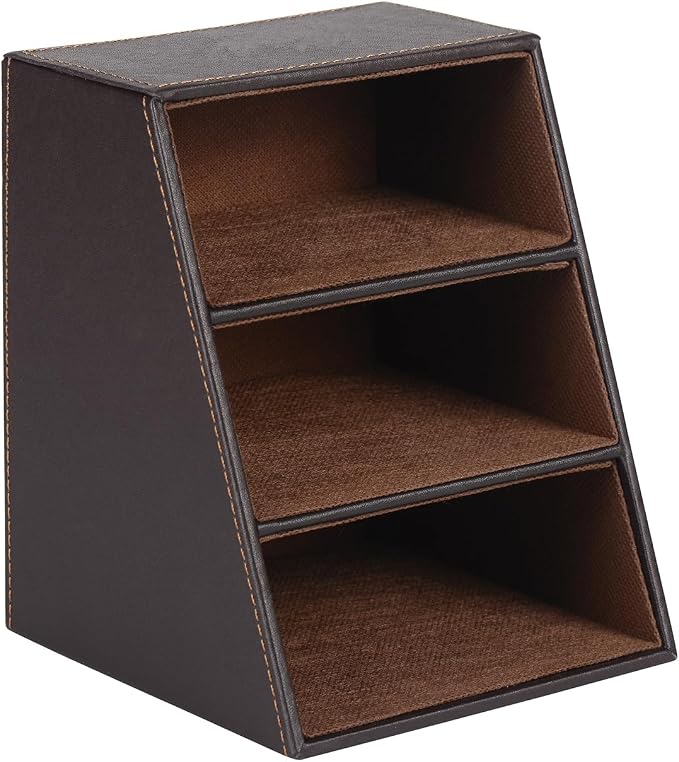 PU Leather Remote Control Holder Organizer - Image 4