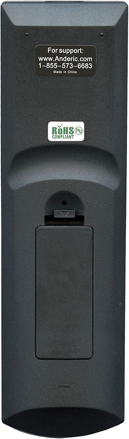 Anderic RR015UD Replace Remote for Sylvania, Funai, Symphonic, Emerson NH000UD, NF029UD, NF026UD, NF027UD, NH301UD, NH303UD, NH305UD, NH310UP, NF000UD, NF006UD, NF015UD, NF015UF, Magnavox NH304UD