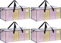 VENO Heavy Duty Moving Bags, Storage Bags, Easy Visibility, 4 Pack | Packing by Veno