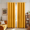 KOUFALL Yellow Mid Century Modern Curtains by KOUFALL