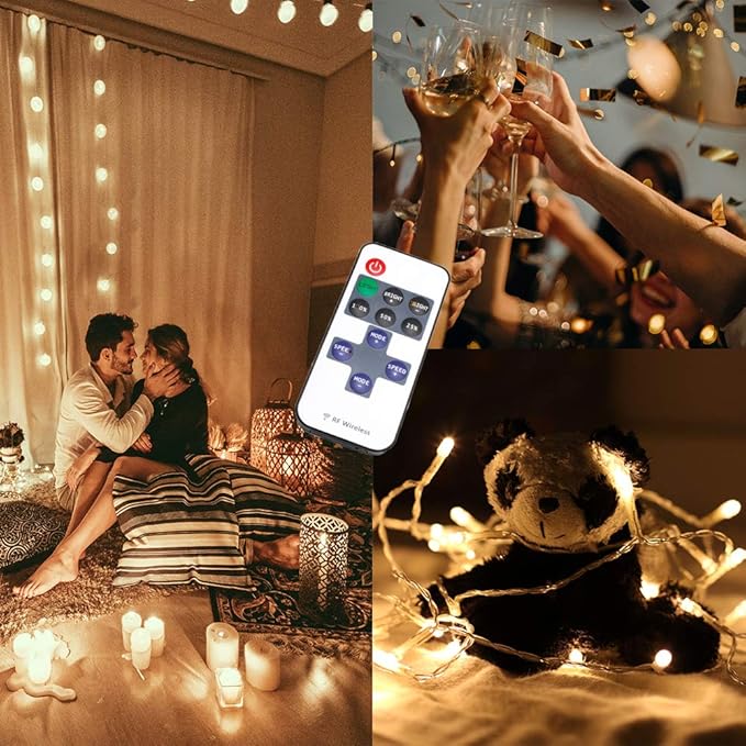 RF Mini Wireless Remote Controller for Single Color 3528 5050 LED Strip Lights, Wireless Remote Control with Connector, RF LED Strip Light Dimmer
