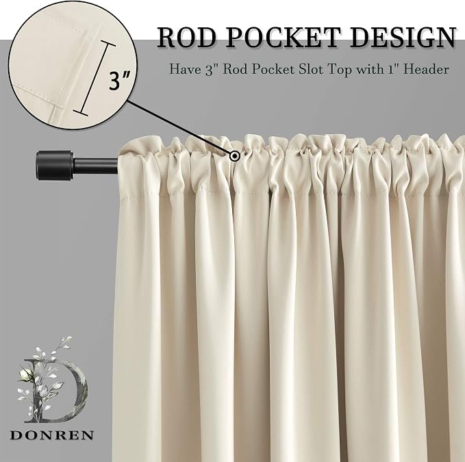Patio Door 108 Inches Long Curtain Panels - Image 5