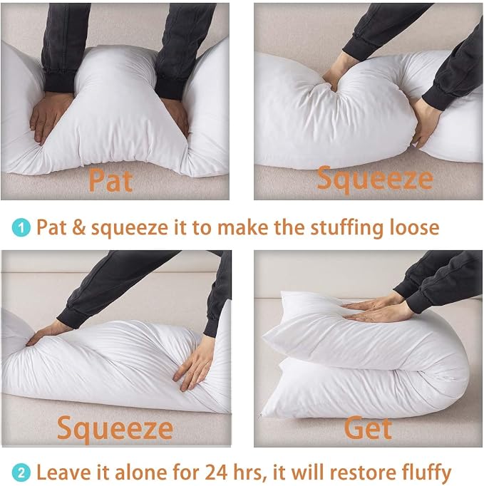 WhatsBedding Memory Foam Body Pillow - Image 6