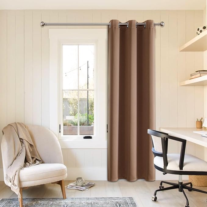 ChrisDowa Blackout Curtains Door Curtain 72 Inches Long Closet Drapes | 42W x by ChrisDowa