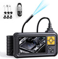 Industrial Borescope Camera with Lighting, 4.3" Borescope, 1080P HD Inspection Camera, 8 LED Lights, 16.4FT Semi-Rigid Cable, IP67 Waterproof Endoscope, Used for Pipes, Automobiles, Sewer