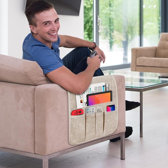 Remote Control Holder Couch Caddy, Armchair Caddy - Image 2