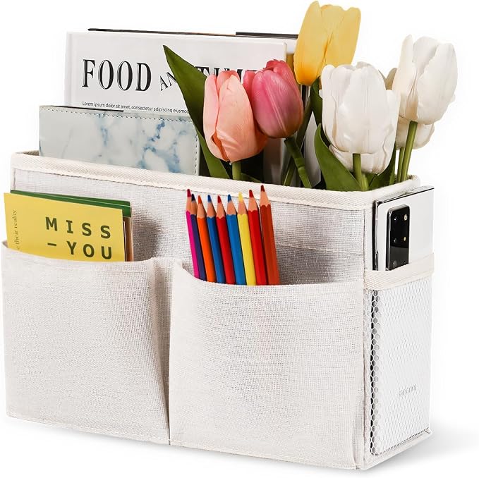 Bedside Caddy Organizer, Hanging Storage Bag by Retyion