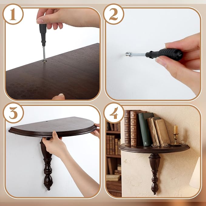 Fumete Solid Wood Floating Shelf - Image 4
