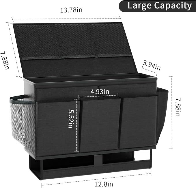 Bedside Caddy Organizer, Bed Caddy - Image 3