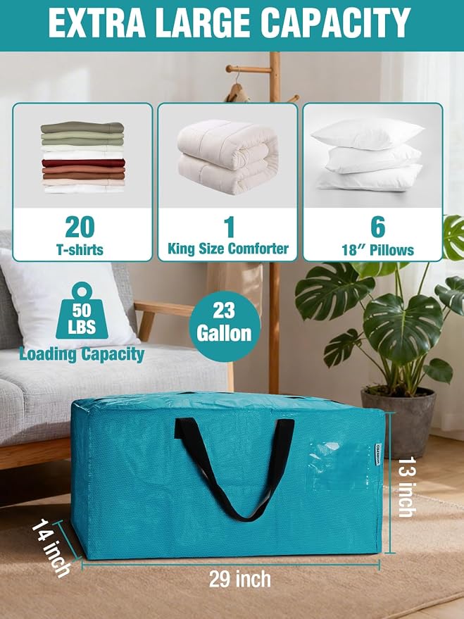 WORKPRO 1 Pack Extra Large Moving Bags - Image 3