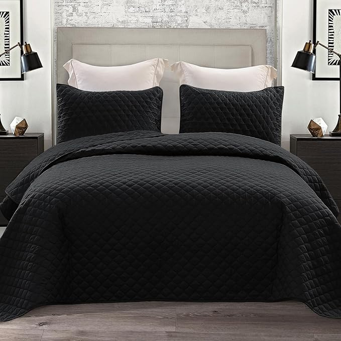 Exclusivo Mezcla Reversible California King Quilt Set, Soft Microfiber by ExclusivoMezcla