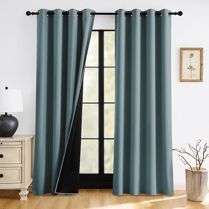 RYB HOME 100% Blackout Curtains by RYBHOME
