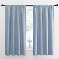 NICETOWN Blackout Curtains for Bedroom, Vintage Blue, 1 Pair, 42 by 45-inch by NICETOWN