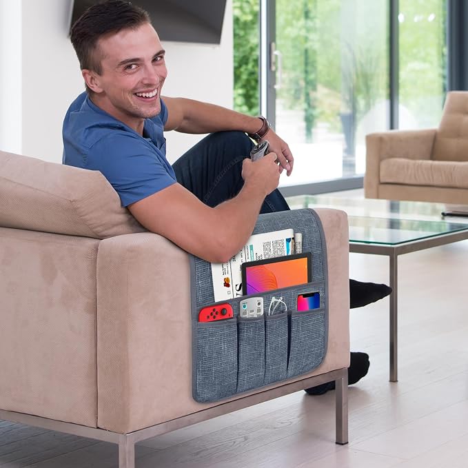 Couch Caddy Remote Control Holder, Armchair Caddy - Image 2