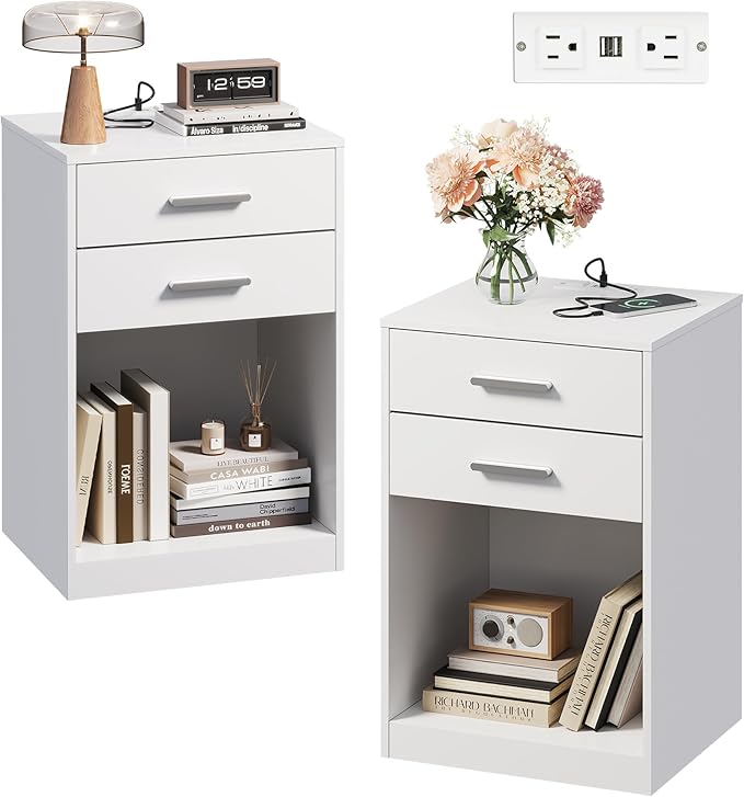 WLIVE Nightstands Set of 2 by WLIVE