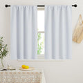 RYB HOME Short Curtains for Bedroom, Room Darkening, Rod Pocket | Thermal by RYBHOME