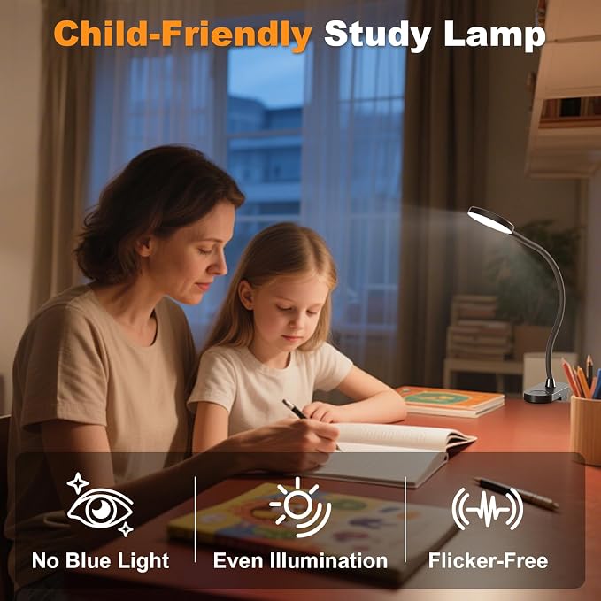Rechargeable Clip on Light for Bed, 61 LED Cordless Reading Lamp - Image 5