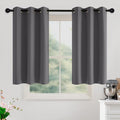 NICETOWN Grey Light Blocking Curtains 45 Inches Long 2 Panels by NICETOWN