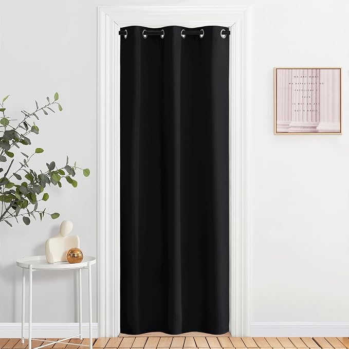 NICETOWN Black Room Divider Curtain by NICETOWN