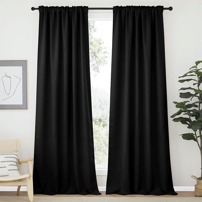 NICETOWN Blackout Curtains Shades Window Drapes - Image 2