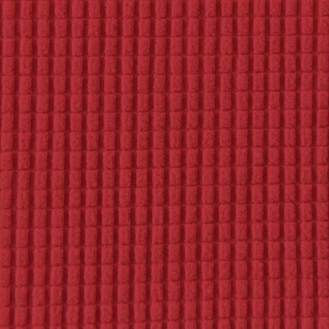 Easy-Going Stretch Oversized Loveseat Slipcover 1-Piece Sofa Cover Furniture Protector Couch Soft with Elastic Bottom for Kids Polyester Spandex Jacquard Fabric Small Checks Christmas Red