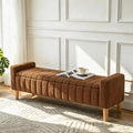 Aoiy & Wifon 63.4" W Large Storage Ottoman Bench, King Size End of Bed Storage by AoiyWifon