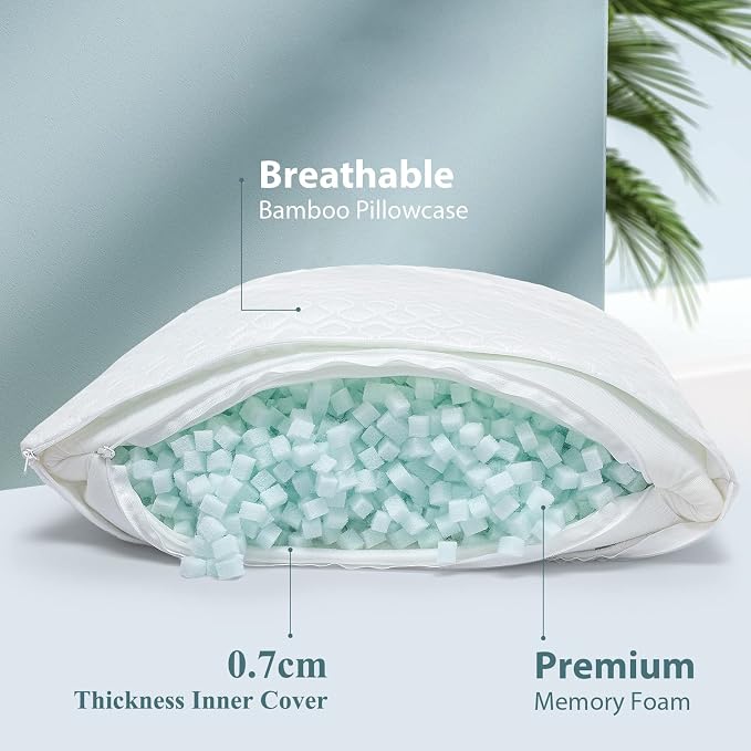 Extra Thick Body Pillow Memory Foam – Long Pillow - Image 3