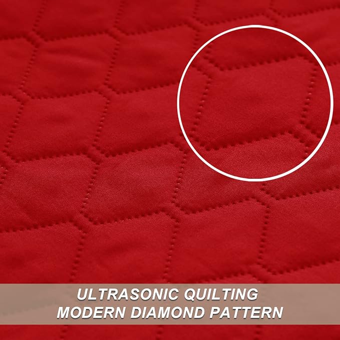 Exclusivo Mezcla Reversible California King Quilt Set, Soft Microfiber - Image 4