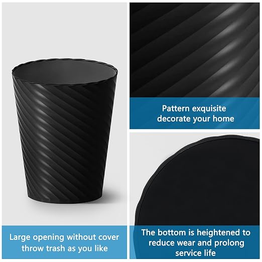 Lysam Bathroom Trash Can 8 Pack, 1.8 Gallon Small Trash Can - Image 4