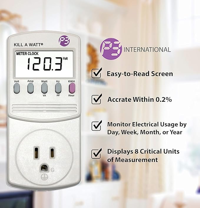 2-Pack P3 P4400 Kill A Watt Electricity Usage Monitor (2-Pack)