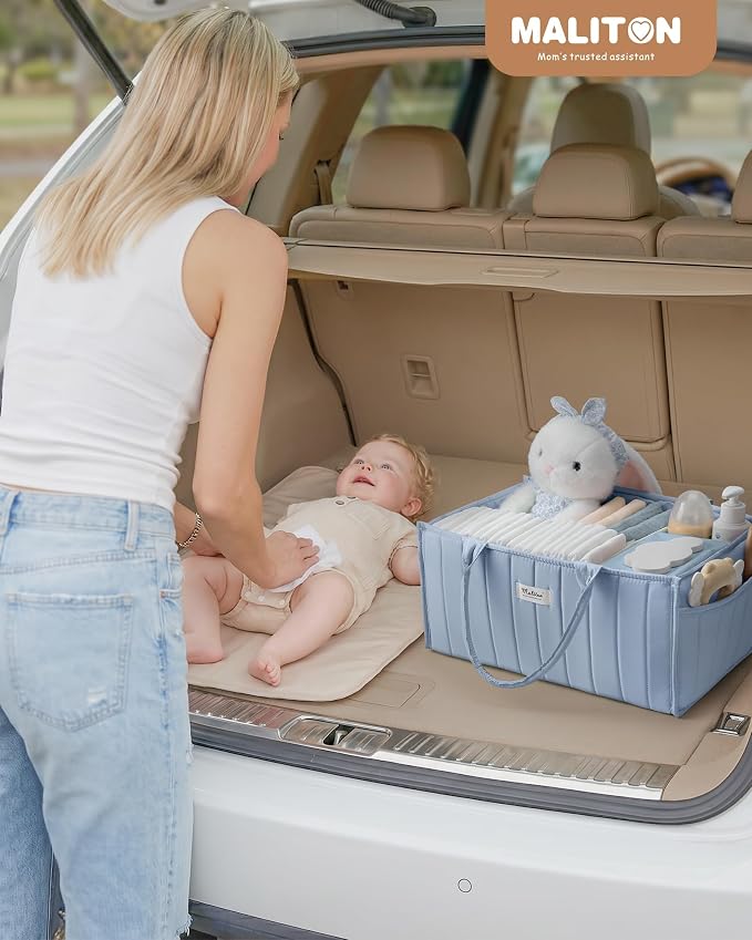 Maliton Baby Diaper Caddy Organizer - Image 7